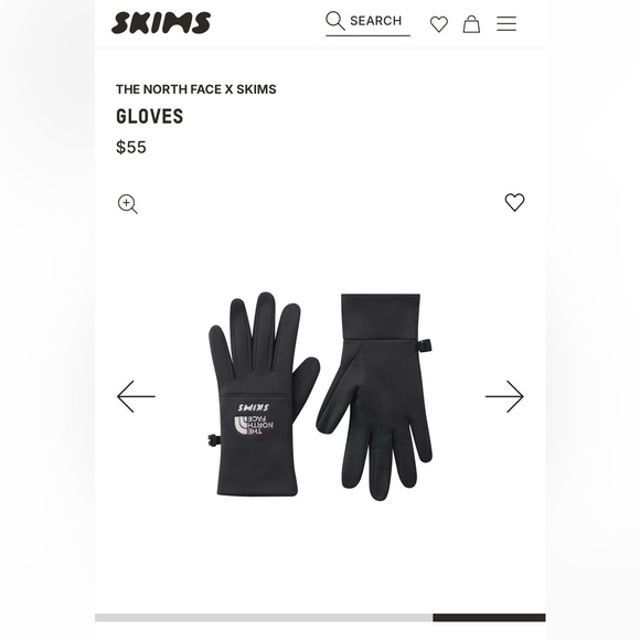 SKIMS | Accessories | The North Face X Skims Gloves | Poshmark